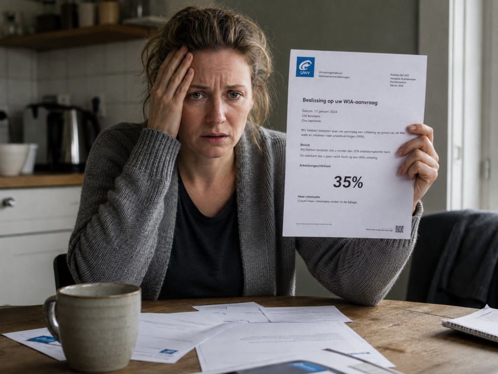 wia afgewezen omdat u minder dan 35% arbeidsongeschikt bent wat nu